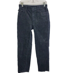 Lauren Ralph Lauren Velour Jeans Womens 6P Paisley Straight Leg Mid Rise